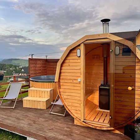Quarto em Acomodações Particulares U Hani - Sauna, Balia Z Hydromasazem *